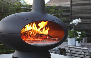 Utendørs morsø grill