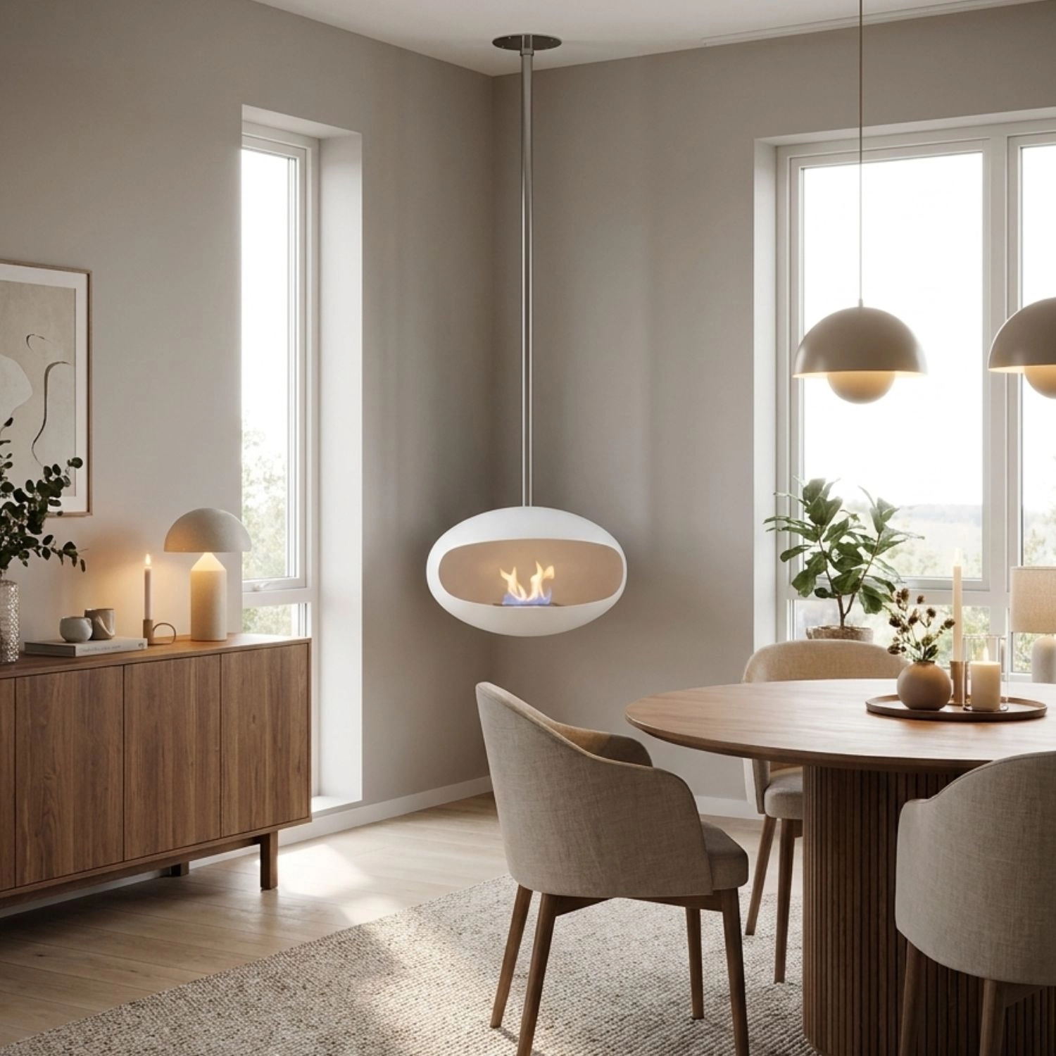 Cocoon Aeris – Hvit m. Stålstang