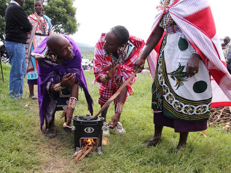 Matlaging og støtte til Maasai-samfunnet