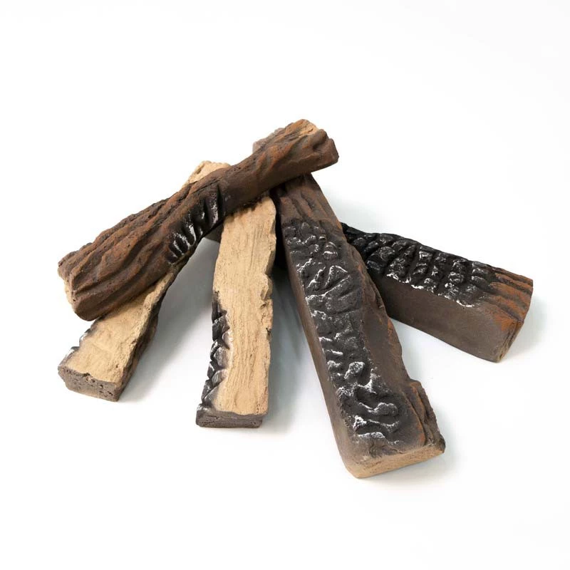 Keramisk ved - 5 Stk. ScandiFlames | Biopeiser-shop.no | Biopeis tilbehør