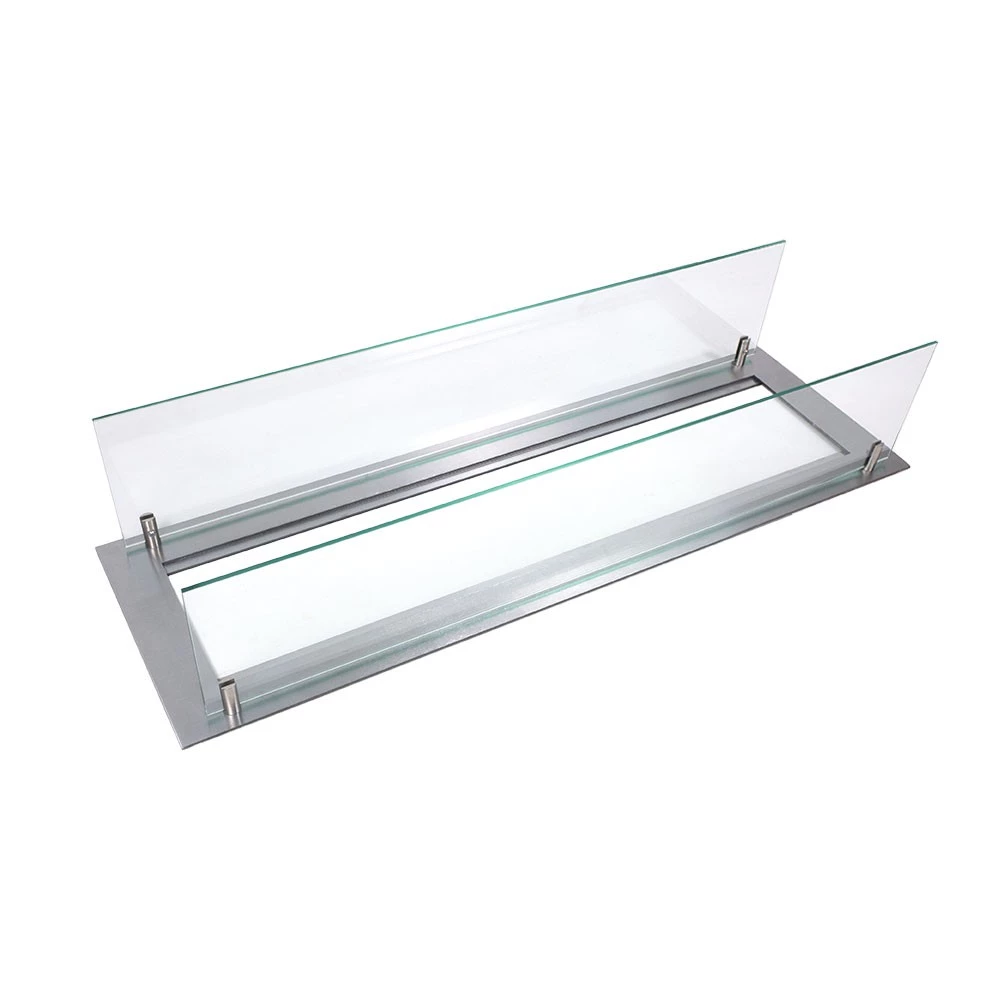Innbygningsprofil til 80 cm Brenner ScandiFlames  | Biopeiser-shop.no | Byggemateriale for biopeis