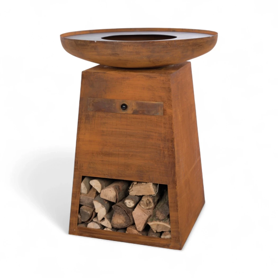 Orion Klassisk Rust Red Fire | Biopeiser-shop.no | Utendørs bålgrill