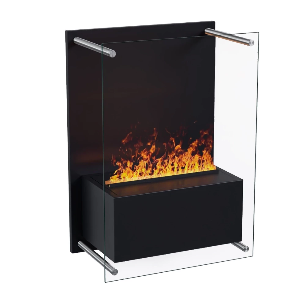 Yosemite Veggmontert vanndamp peis - Svart ScandiFlames Electric | Biopeiser-shop.no | Vegghengt Vanndamp Peis