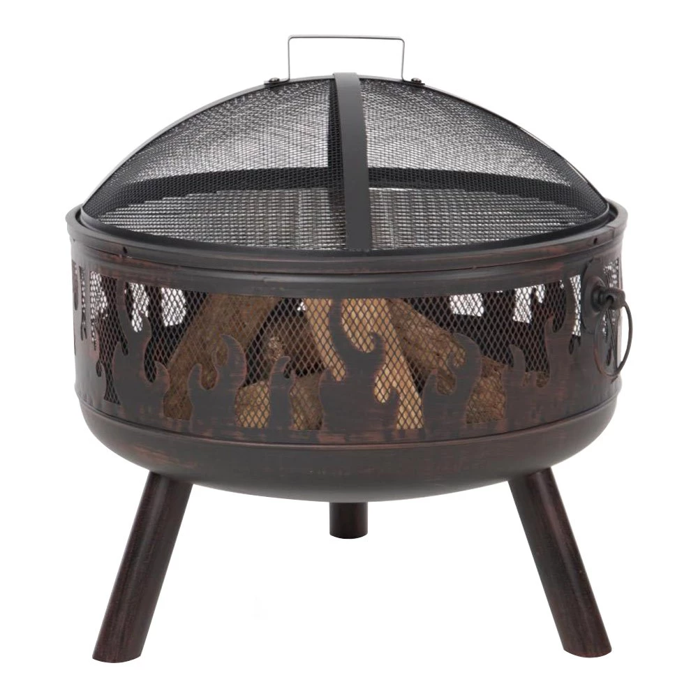 Blazer bålpanne med grill og nett Red Fire  | Biopeiser-shop.no | Utendørs bålpanne
