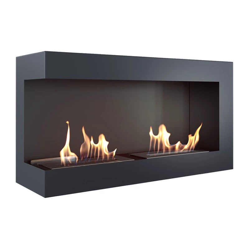 Hjørnepeis 90 cm - Venstre  | Biopeiser-shop.no | 2-sidig innebygd biopeis