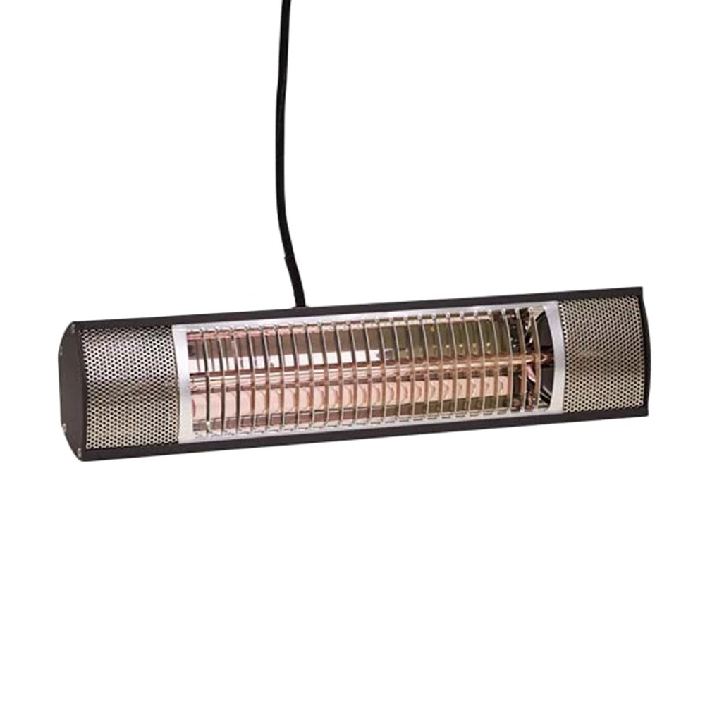 Terrassevarmer vegg 1500 W - 51 cm antrasittgrå Hortus  | Biopeiser-shop.no | Vegghengt Elektrisk Terrassevarmer