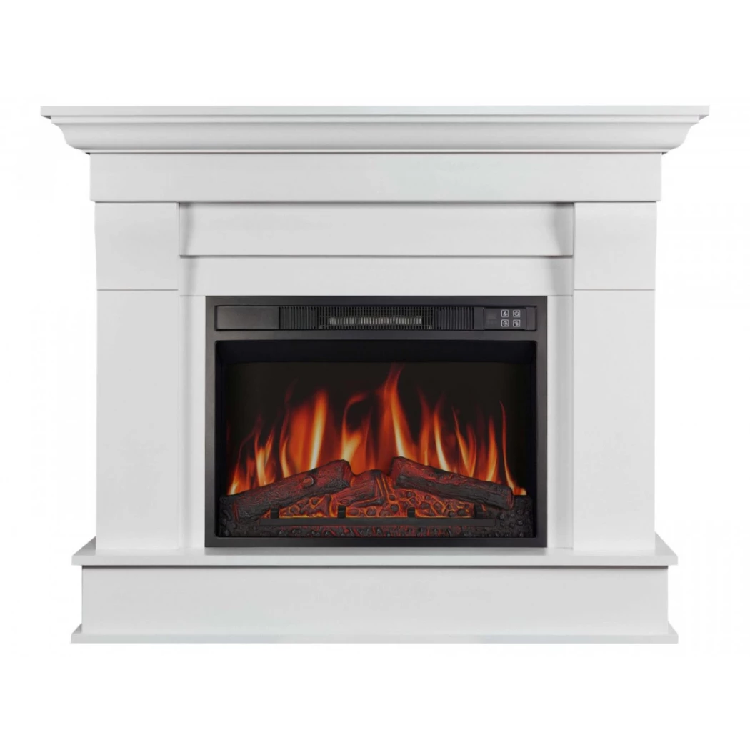Albion AF23S - Hvit ArtiFlame  | Biopeiser-shop.no | Frittstående Elpeis