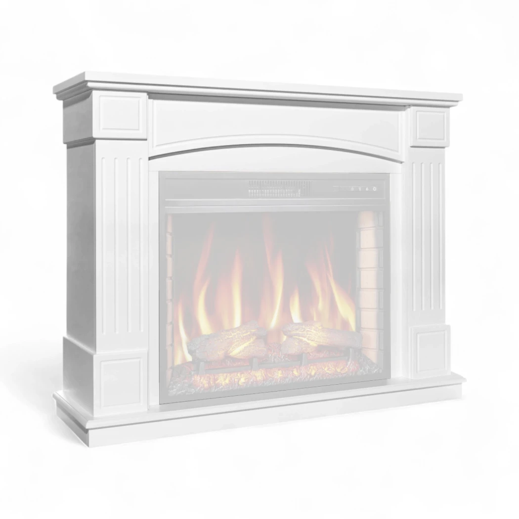 ArtiFlame Boston Hvit Peisramme | Kun ramme, passer til AF28S elektrisk innsats