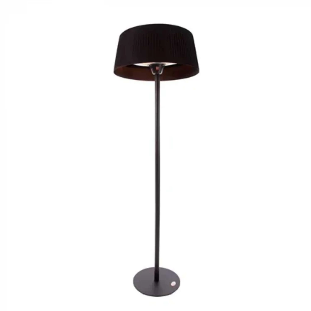 Artix Bright Stående 2100W Sort Sunred | Biopeiser-shop.no | Frittstående Elektrisk Terrassevarmer