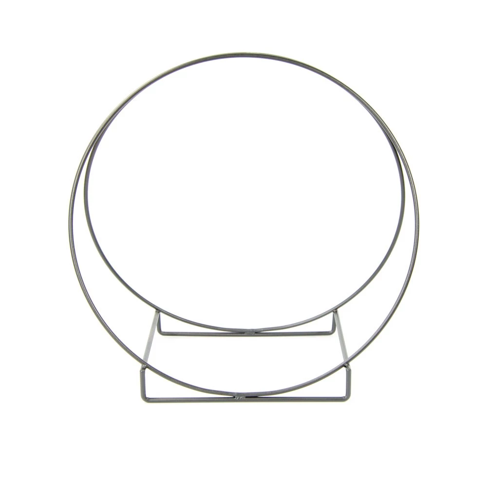 Vedholder i sirkel for peis | Biopeiser-shop.no |