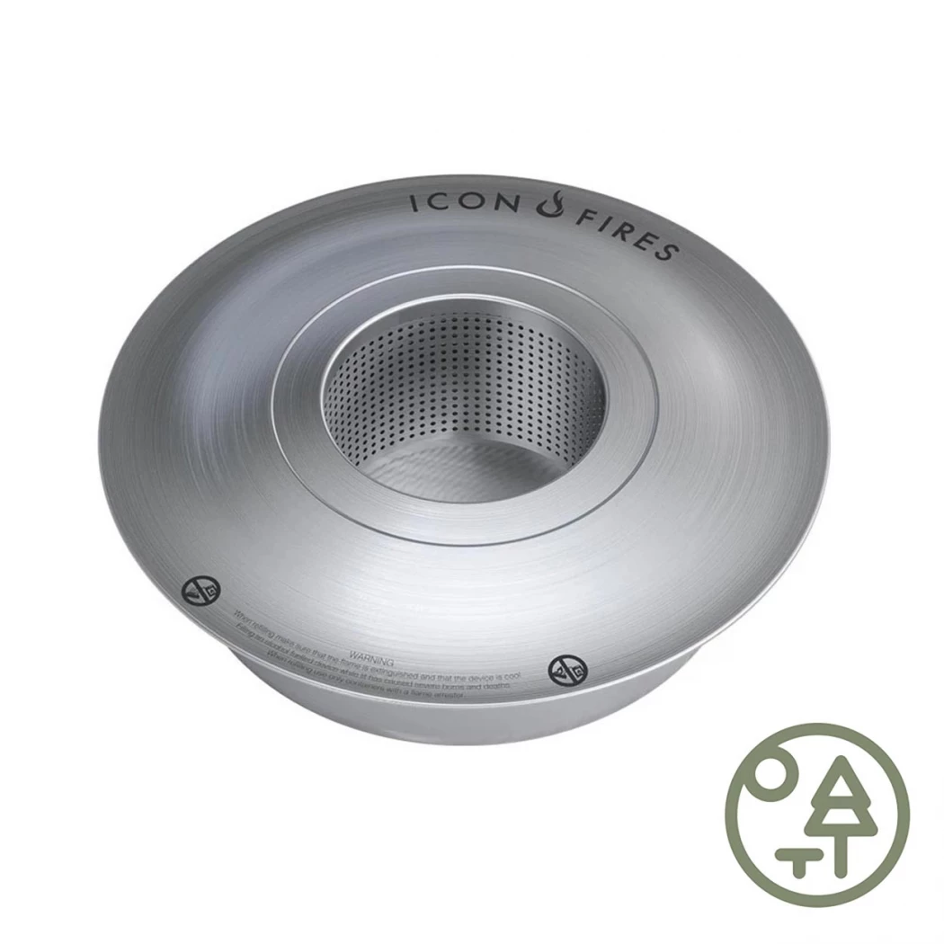 Icon Fires Rund Brenner - 38 cm Icon Fires | Biopeiser-shop.no | Manuell Biopeis Brenner