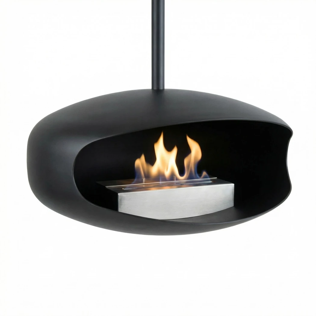 Svart UFO-50 Takmontert Biopeis Hein & Haugaard  | Biopeiser-shop.no | Takhengt biopeis