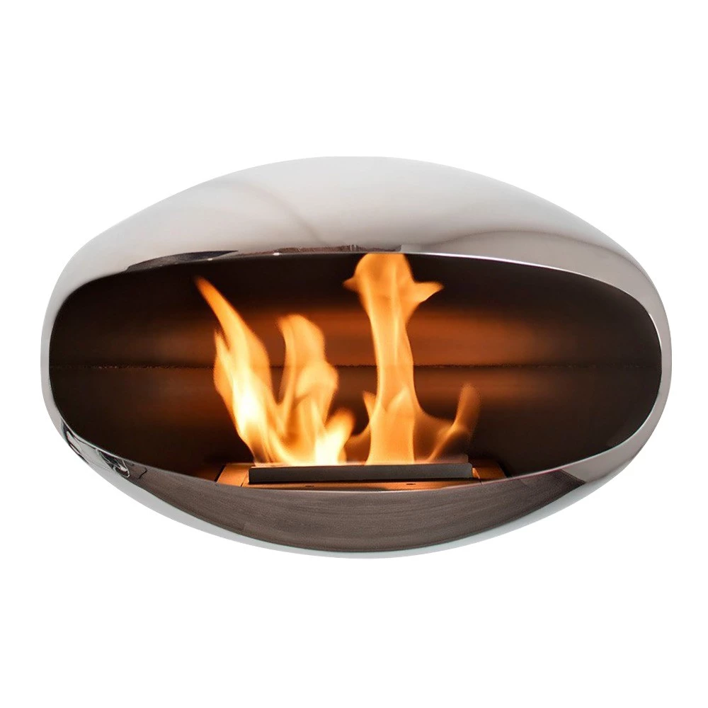 Cocoon Shell Polished steel Cocoon Fires  | Biopeiser-shop.no | Biopeis tilbehør