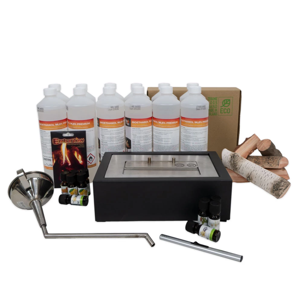 Biofire innsatspakke - 30,5 cm | Biopeiser-shop.no | Innsats til Eksisterende Peis