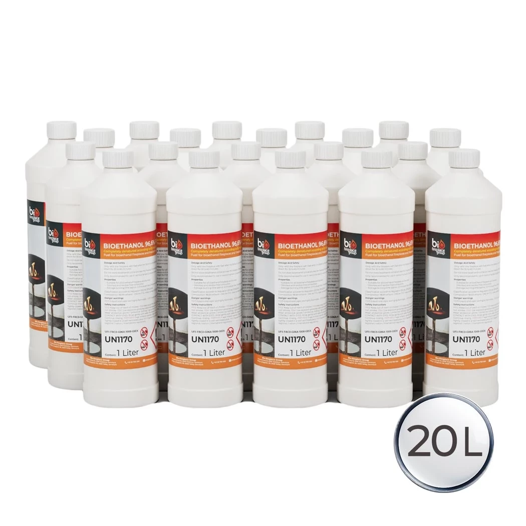 Bioetanol 20 liter | Biopeiser-shop.no | Bioetanol