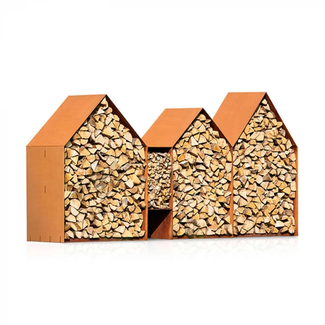 Bruges 3 Hus Vedoppbevaring RB73 | Biopeiser-shop.no | Vedlagring