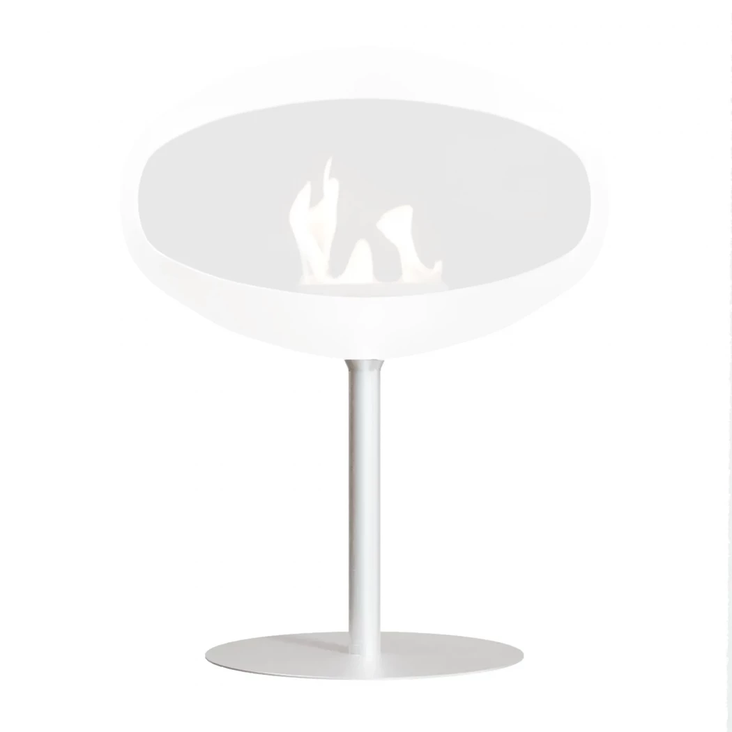 Hvit Cocoon Pedestal Fot Cocoon Fires | Biopeiser-shop.no | Biopeis tilbehør