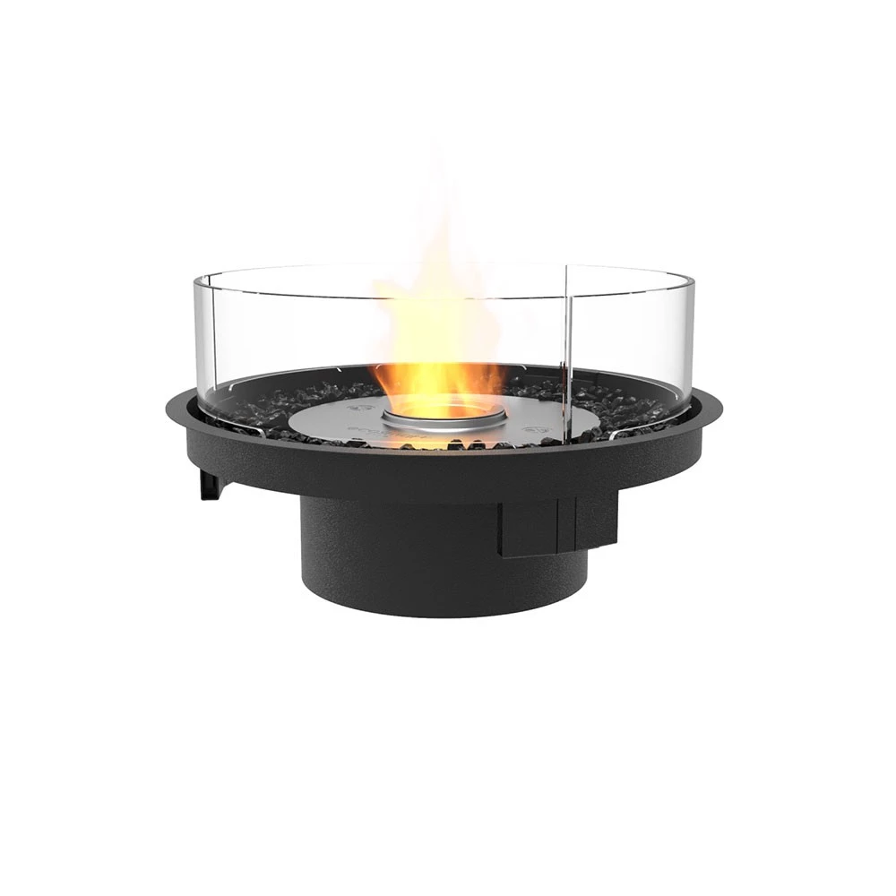 Round 20 biopeis innbyggingssats EcoSmart Fire  | Biopeiser-shop.no | Rund Manuell Biopeis Brenner