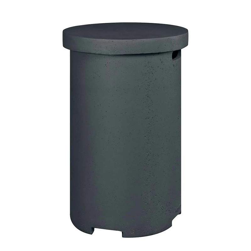 Rund gassflaskeskjuler - antrasitt  | Biopeiser-shop.no | Gassflaskeskjuler