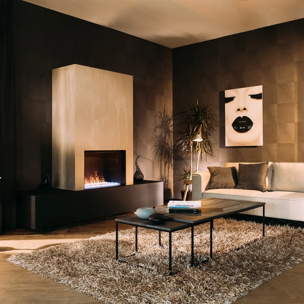 e-MatriX Mood 800-500 I - Faber Vanndamppeis - En-sidet Vanndamp peisinnsats