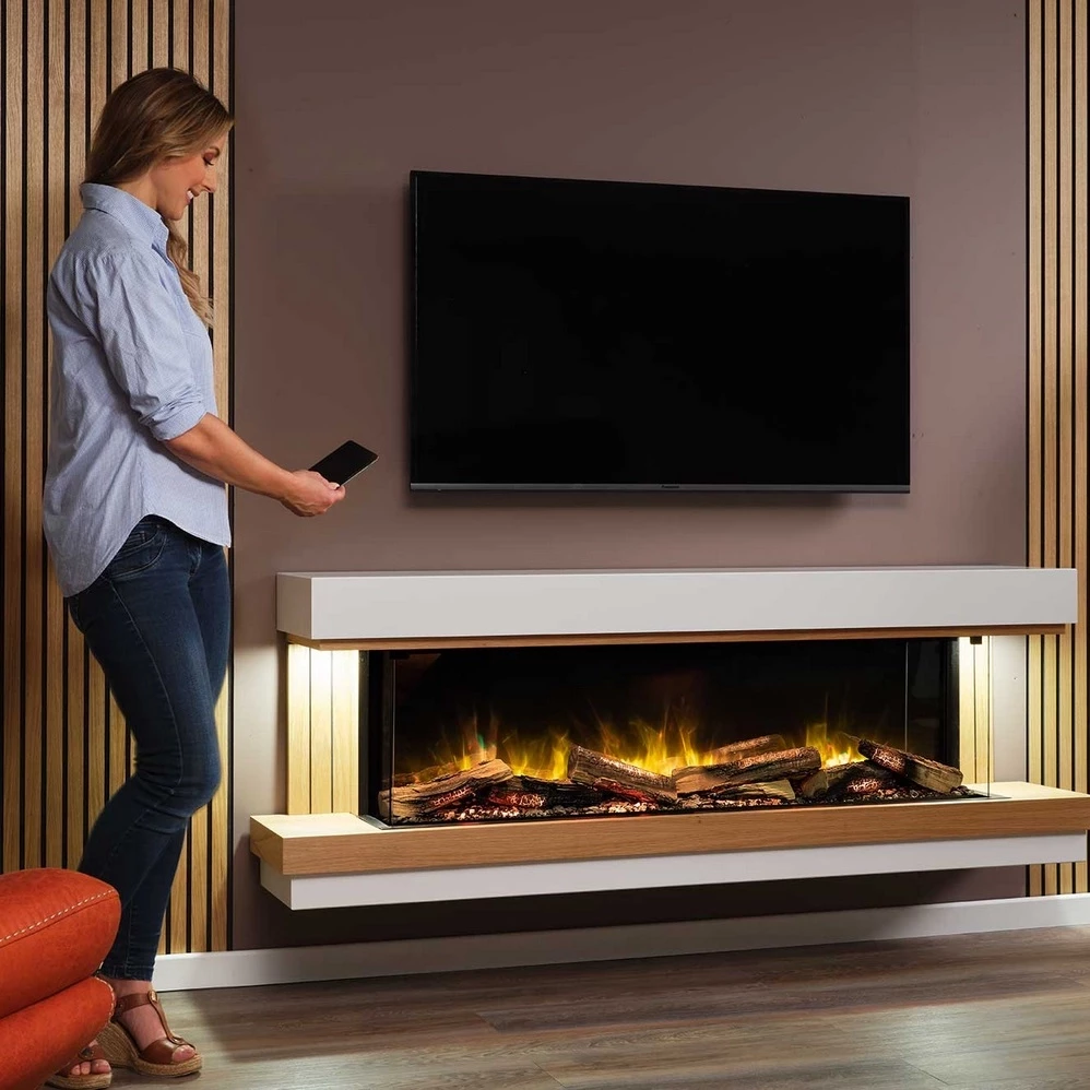 Elara 1300 Flamerite Fires | Biopeiser-shop.no | Floating