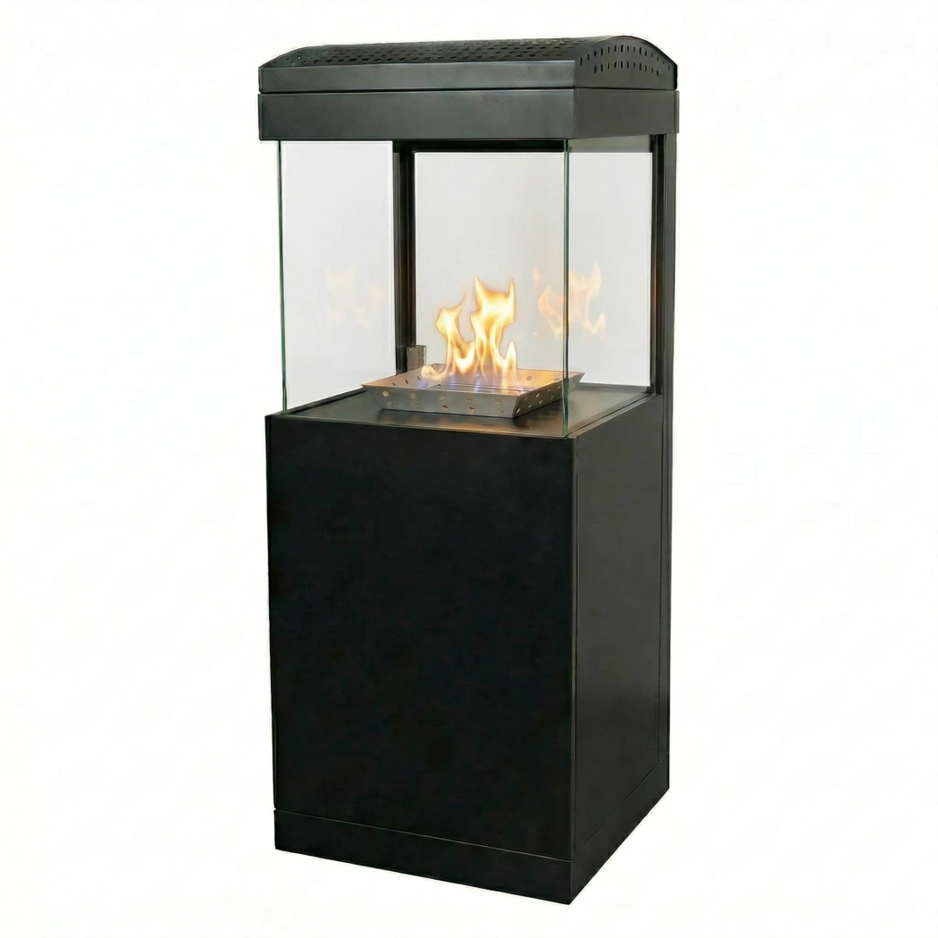 Muztag Valencia terrassevarmeren i svart  | Biopeiser-shop.no | Outdoor Patio Heater