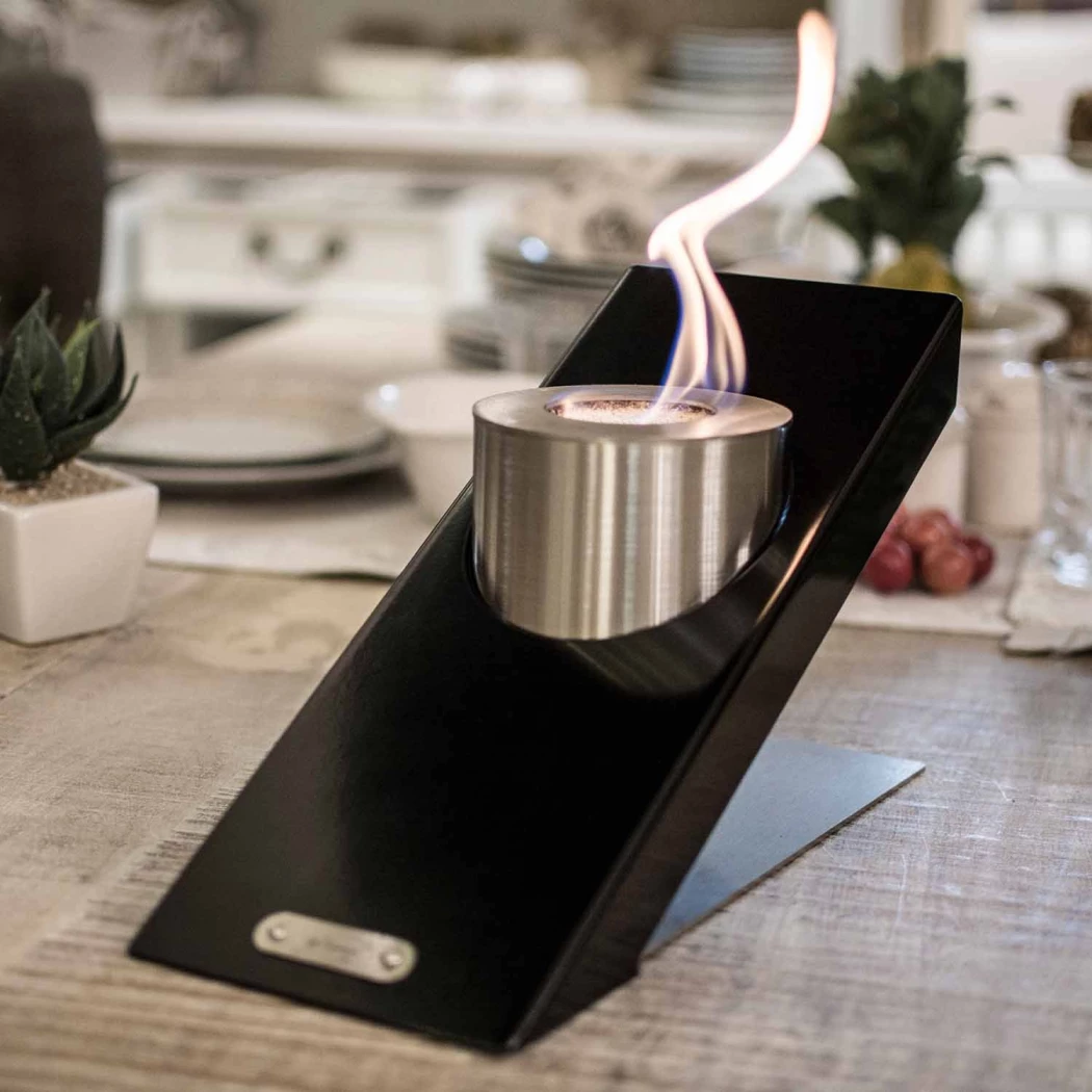Oblique Single Bordpejs - Sort GlammFire  | Biopeiser-shop.no | Bord biopeis