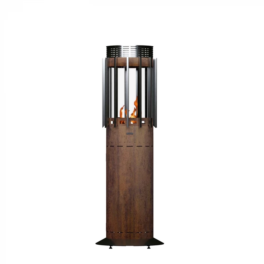 Selena Hedges - Corten Rust GlammFire  | Biopeiser-shop.no | Utendørs bålpanne
