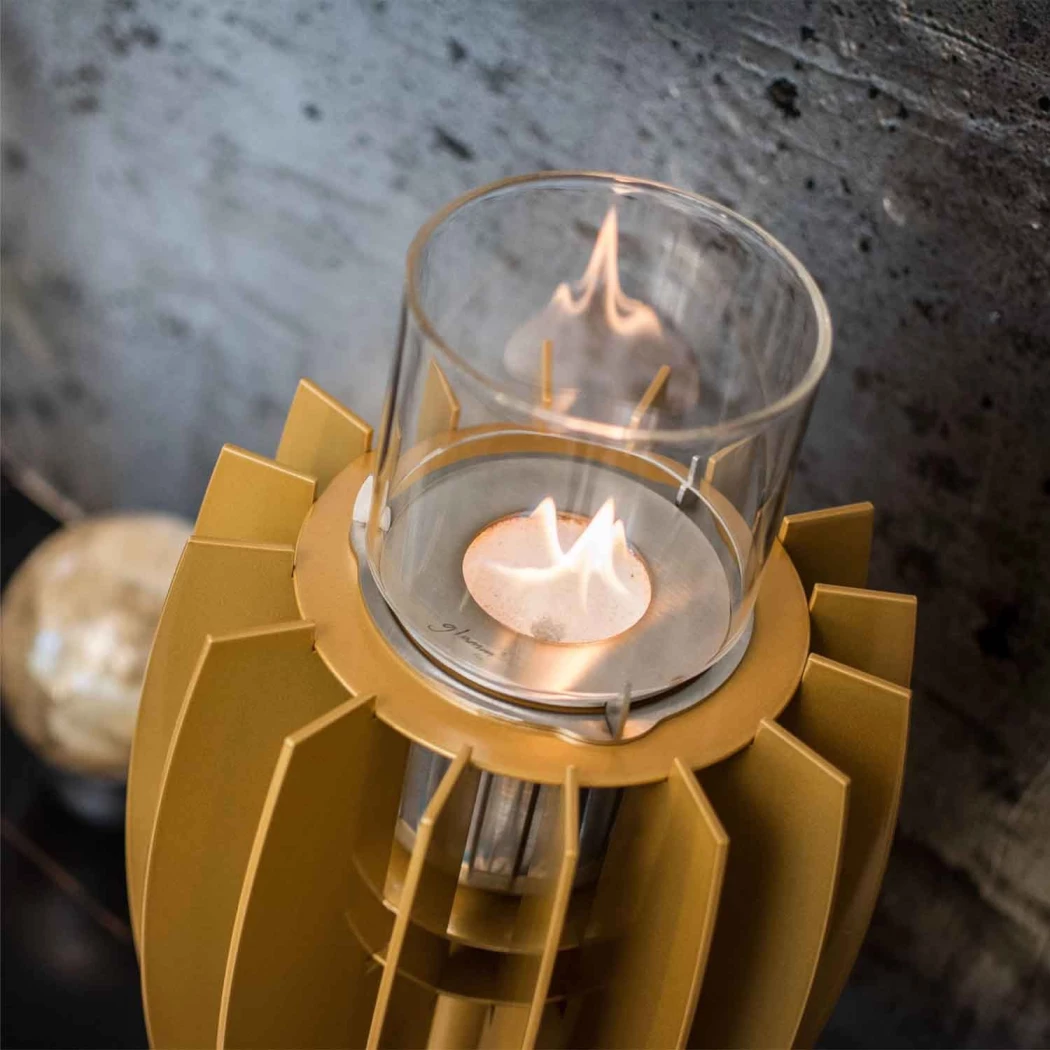 Tuli Bordpejs - Golden GlammFire  | Biopeiser-shop.no | Bord biopeis