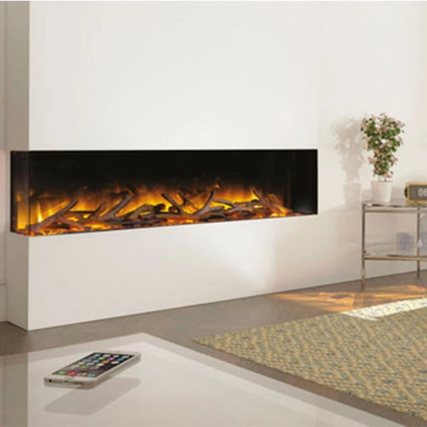 Glazer 1500 - Innebygd elektrisk peis Flamerite Fires | Biopeiser-shop.no | 2-sidig innebygget elektrisk peis