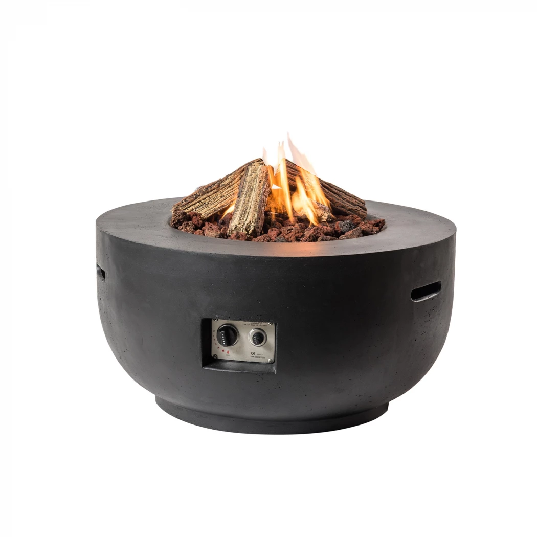 Bowl gasspeisbord - Svart Happy Cocooning  | Biopeiser-shop.no | Ildbord med gassbrenner