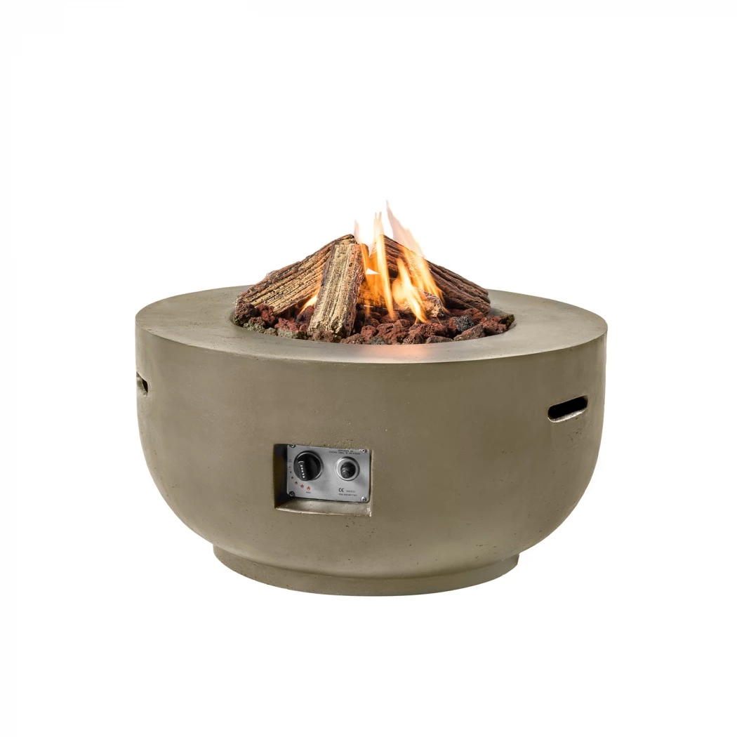 Bowl gasspeisbord - Taupe Happy Cocooning  | Biopeiser-shop.no | Ildbord med gassbrenner