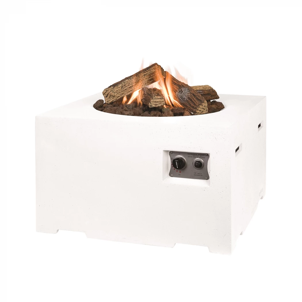 Kvadratisk gasspeisbord - hvit Happy Cocooning | Biopeiser-shop.no |