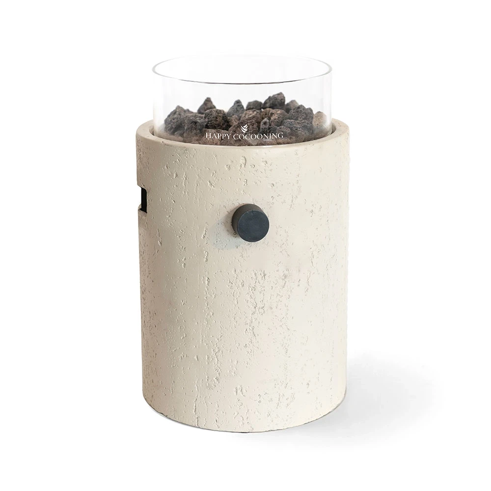 Lumi Stone Bordplate Gasspeis av Happy Cocooning – Kompositt Stein-look 1,98 kW – EN417 Kompatibel