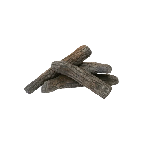 Happy Cocooning keramiske vedkubber sett med 4 – dekorative kubber for gasspeisbord