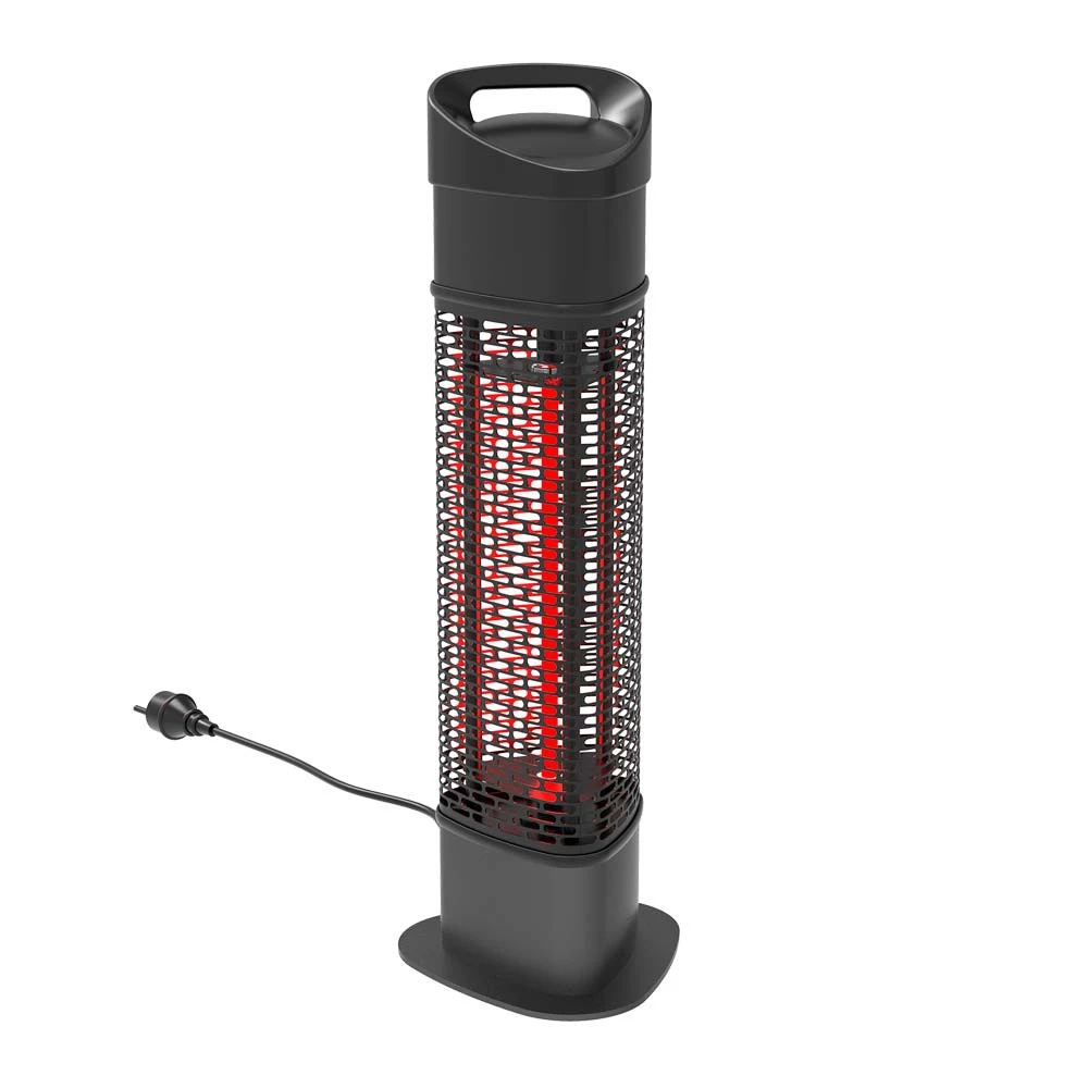 Terrassevarmer under bord-modell 1200 W svart Hortus | Biopeiser-shop.no | Frittstående Elektrisk Terrassevarmer