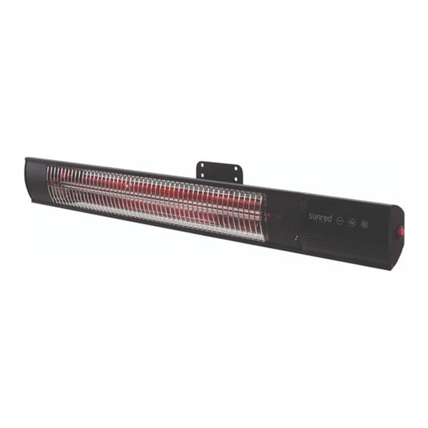 Royal Diamond 2500 watt svart  | Biopeiser-shop.no | Vegghengt Elektrisk Terrassevarmer