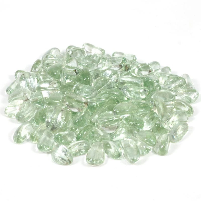 Dekorasjonsstein - lys glass | Biopeiser-shop.no | Utendørs Gasspeis Tilbehør