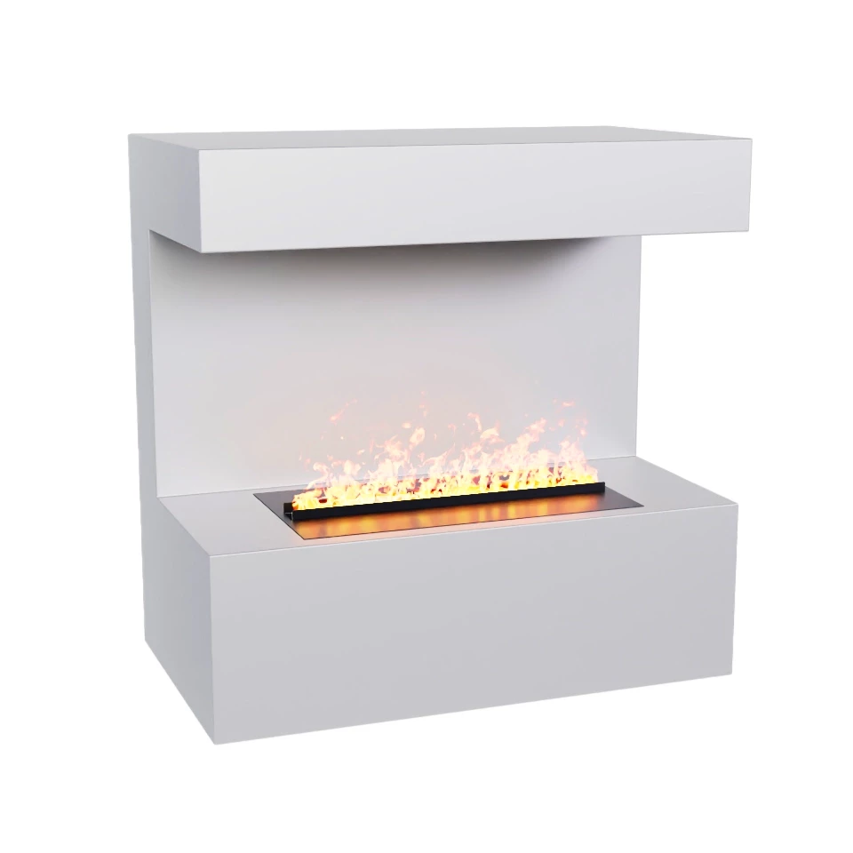 Late Vegghengt Vanndamp peis - Hvit ScandiFlames Electric | Biopeiser-shop.no | Vegghengt Vanndamp Peis