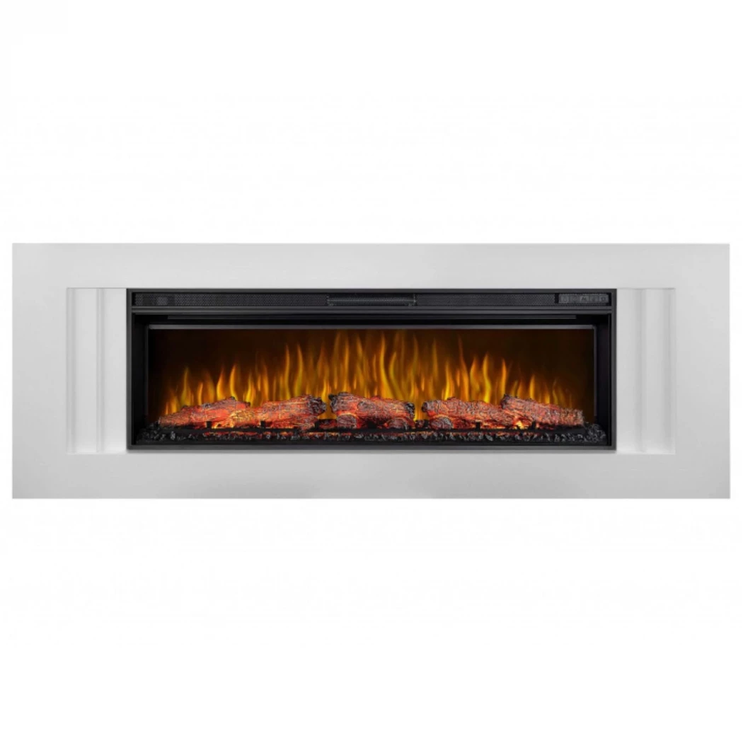 Line AF50 - Hvit ArtiFlame | Biopeiser-shop.no | Frittstående Elpeis