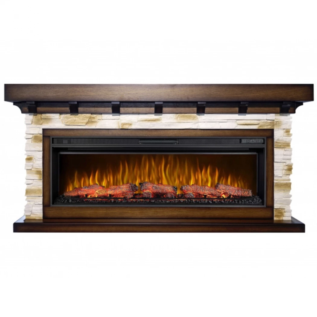 Ludwig AF50 - Antikk Eik ArtiFlame  | Biopeiser-shop.no | Frittstående Elpeis