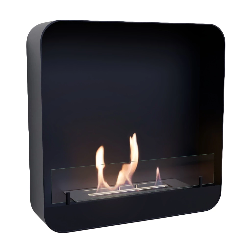 Ohio 60 - Sort ScandiFlames | Biopeiser-shop.no | Vegghengt biopeis