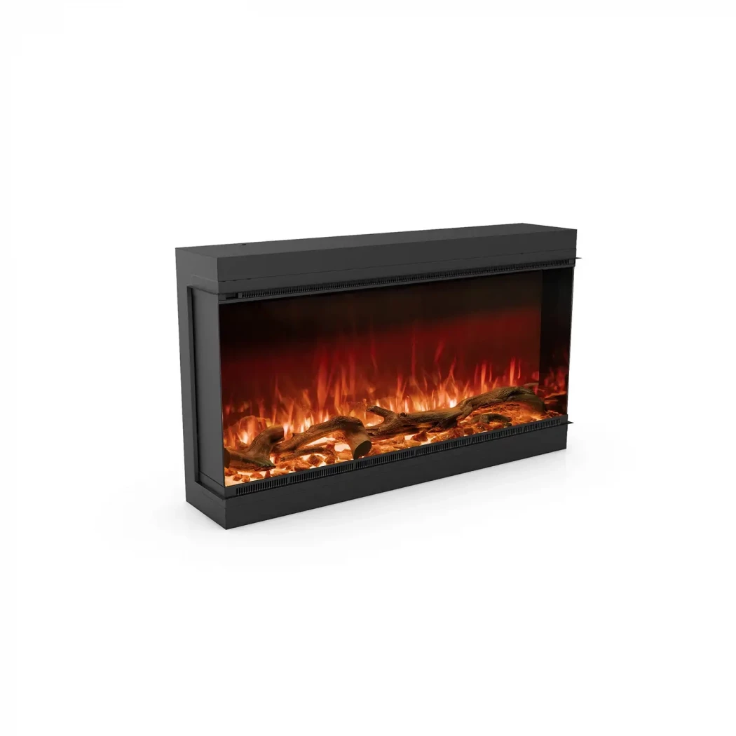 Astro 1200 Planika Fires  | Biopeiser-shop.no | Vegghengt elektrisk peis , 3-sidig innebygget elektrisk peis