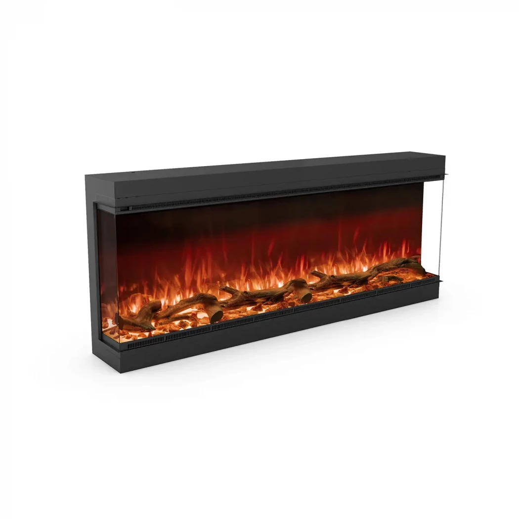 Astro 1500 Planika Fires  | Biopeiser-shop.no | Vegghengt elektrisk peis , 3-sidig innebygget elektrisk peis