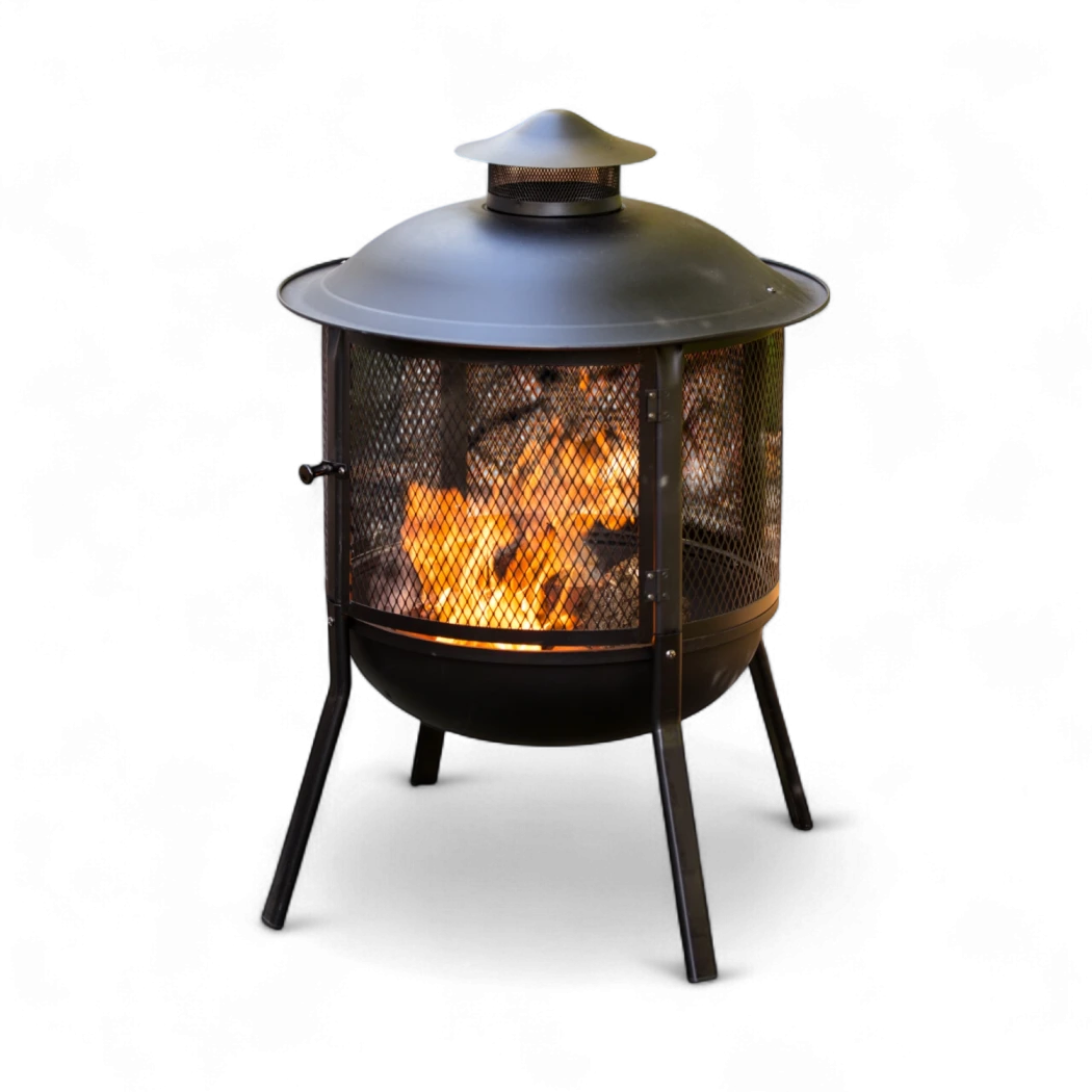 Kansas Bålkurv Red Fire  | Biopeiser-shop.no | Utendørs brannkurv