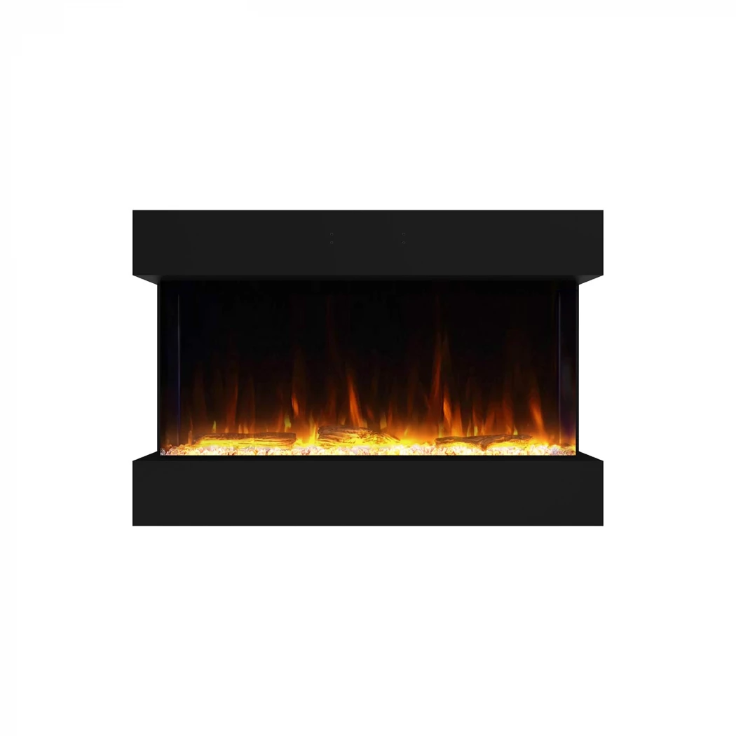Feroza 101 cm - Vegghengt elektrisk peis ScandiFlames Electric  | Biopeiser-shop.no | 3-sidet elektrisk peis