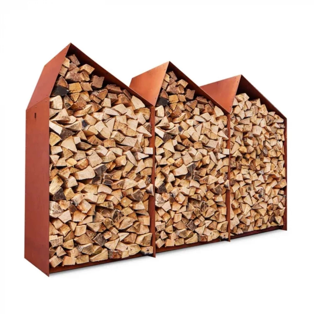 Sheddak 3 Hus Vedoppbevaring RB73  | Biopeiser-shop.no | Vedlagring