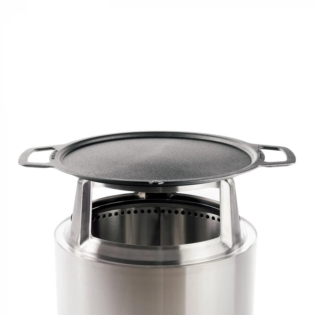 Bonfire Stekeplate Topp + HUB Solo Stove  | Biopeiser-shop.no | Tilbehør for matlaging over bål