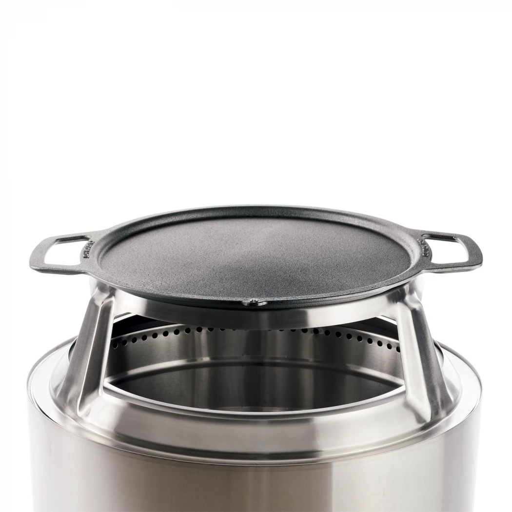Yukon Stekeplate Topp + HUB Solo Stove  | Biopeiser-shop.no | Tilbehør for matlaging over bål