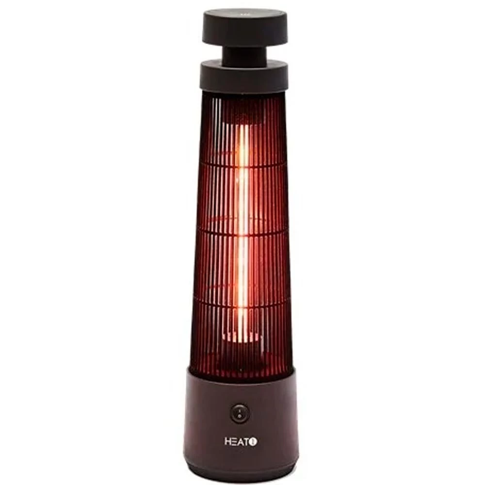 Cone ECO High-line under bord - 1200W HEAT1 | Biopeiser-shop.no | Frittstående Elektrisk Terrassevarmer
